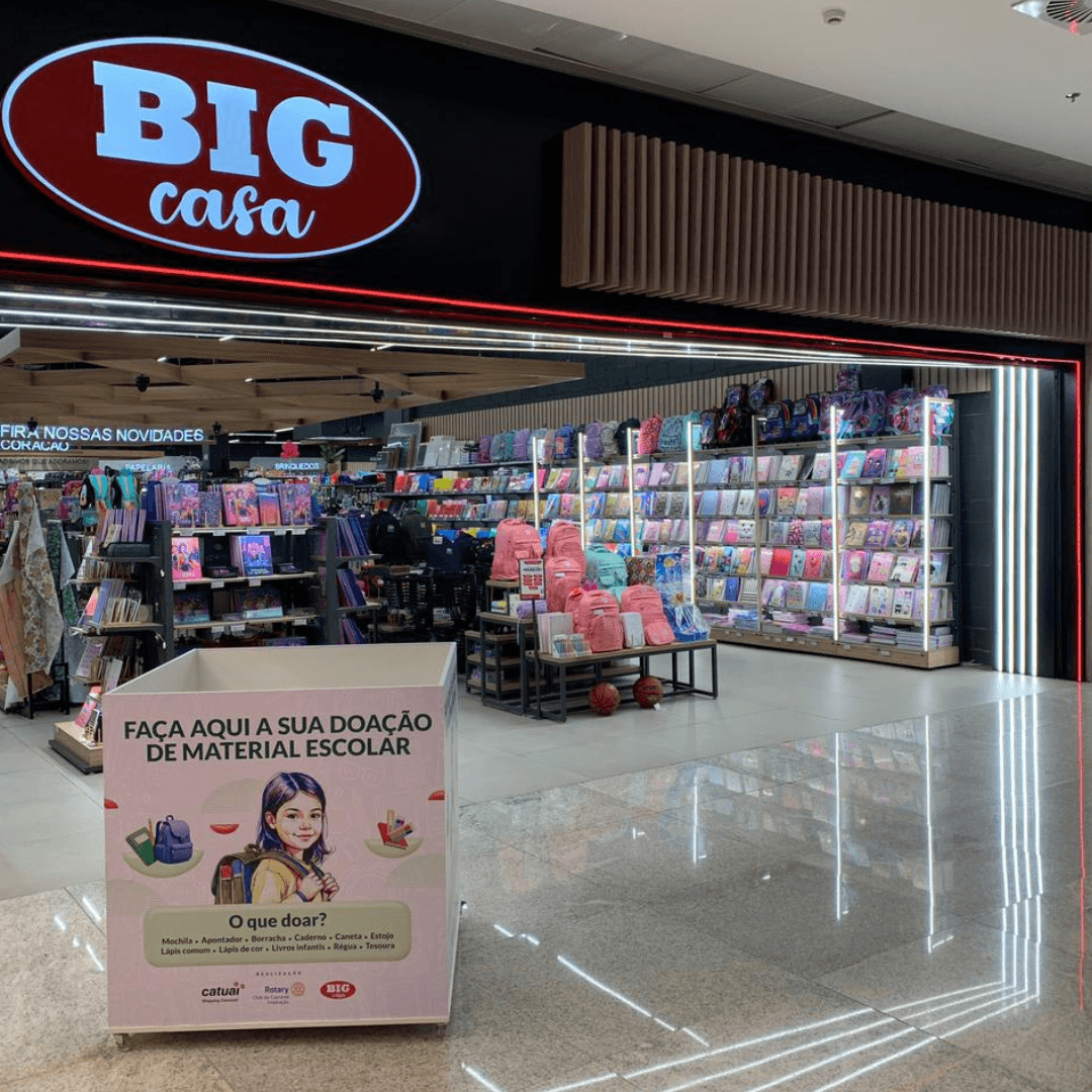 arrecadação materiais escolares 